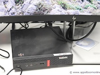 Curved monitor hp plus computer lenovo, paswoord niet gekend - afbeelding 2 van  2