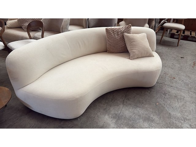 Curved sofa teddy - afbeelding 1 van  1
