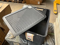 Curver style l opbergbak met deksel antraciet (24x) - afbeelding 4 van  6