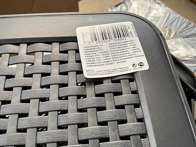 Curver style l opbergbak met deksel antraciet (24x) - afbeelding 5 van  6