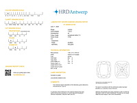 Cushion diamant 1.23ct – e/vvs2 – hrd - afbeelding 4 van  4