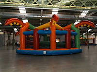 Custom design - bouncezilla - turn 1 - obstacle course & bouncy castle - afbeelding 4 van  4