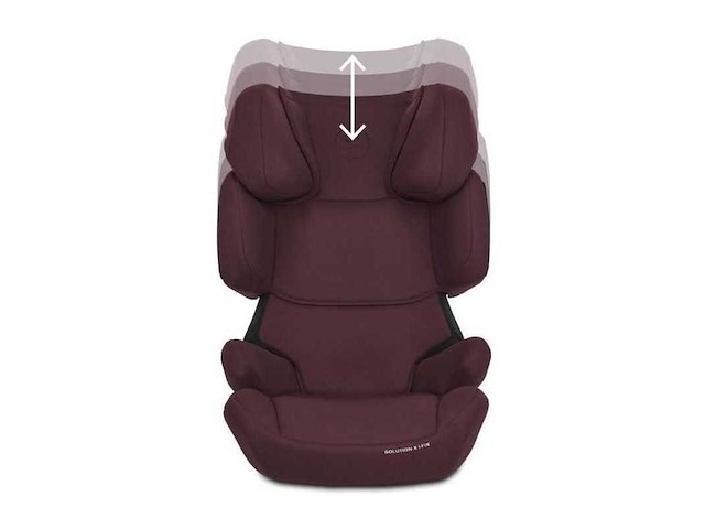 Cybex solution x i-fix autostoeltje - van 3 tot 12 jaar oud - rumba red - afbeelding 3 van  5