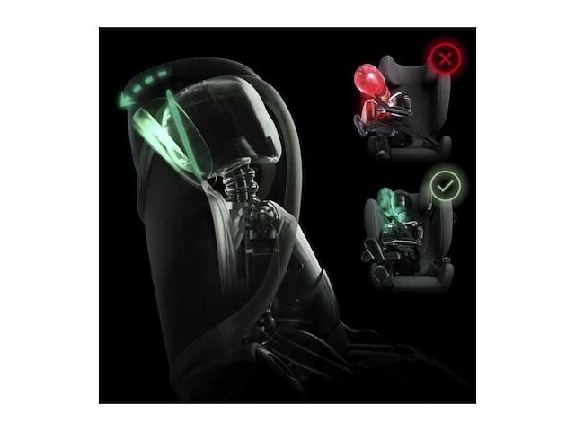 Cybex solution x i-fix autostoeltje - van 3 tot 12 jaar oud - rumba red - afbeelding 5 van  5