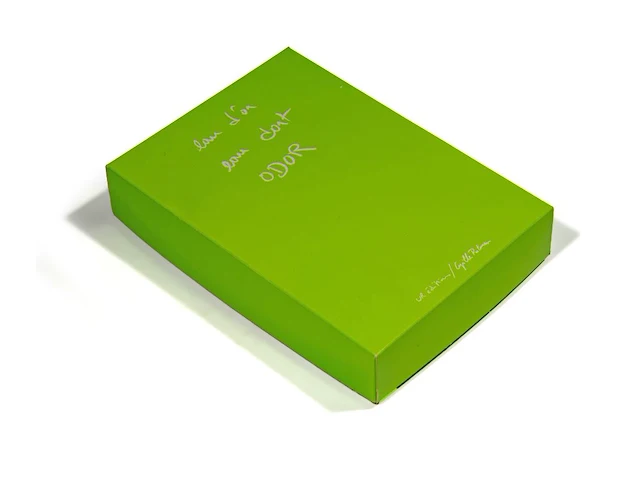 Cyrille putman (1962), 'eau d'or, eau dort, odor', storyboard containing 365 prints with works by fabrice hyber (1961), 1997, edition of 6000 examples - afbeelding 3 van  10