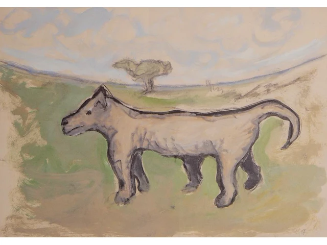 Cyrille putman (1962), 'eau d'or, eau dort, odor', storyboard containing 365 prints with works by fabrice hyber (1961), 1997, edition of 6000 examples - afbeelding 4 van  10