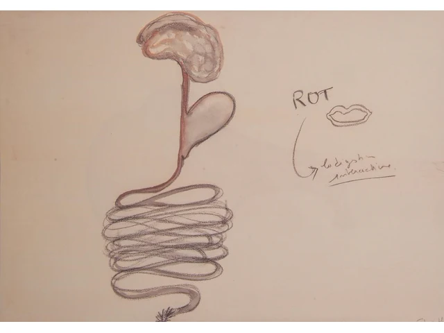 Cyrille putman (1962), 'eau d'or, eau dort, odor', storyboard containing 365 prints with works by fabrice hyber (1961), 1997, edition of 6000 examples - afbeelding 5 van  10