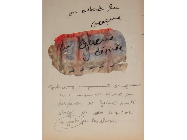Cyrille putman (1962), 'eau d'or, eau dort, odor', storyboard containing 365 prints with works by fabrice hyber (1961), 1997, edition of 6000 examples - afbeelding 7 van  10