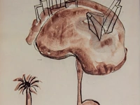 Cyrille putman (1962), 'eau d'or, eau dort, odor', storyboard containing 365 prints with works by fabrice hyber (1961), 1997, edition of 6000 examples - afbeelding 10 van  10