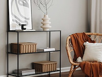 D1 dressoir | metalen frame | zwart - afbeelding 1 van  7