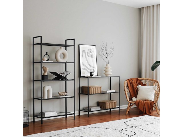 D1 dressoir | metalen frame | zwart - afbeelding 3 van  7