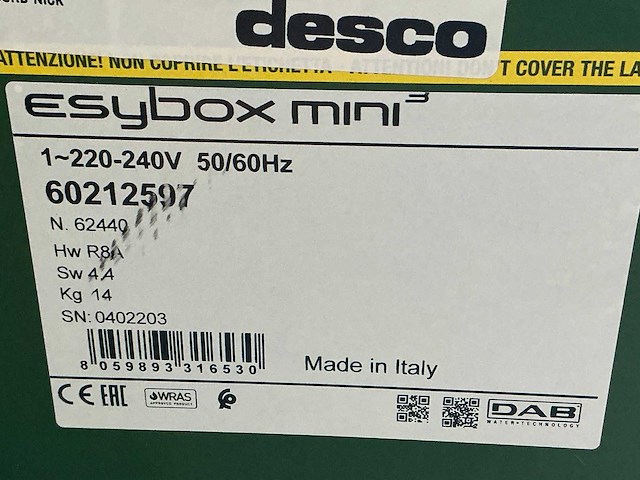 Dab easybox mini3 pompbooster - afbeelding 2 van  2