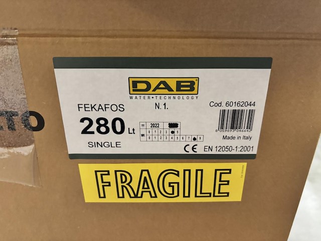 Dab fekafos 280lt single - afbeelding 2 van  4