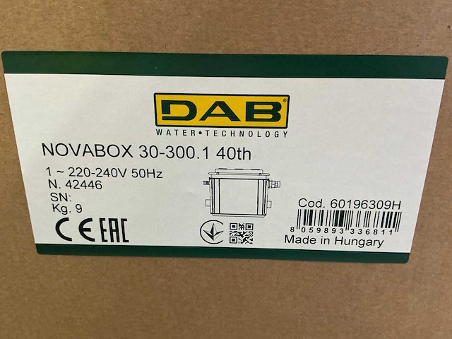 Dab novabox 30-300 opvoerstation - afbeelding 1 van  2