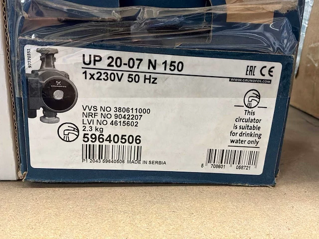 Dab/grundfos circulatiepomp (2x) - afbeelding 6 van  7