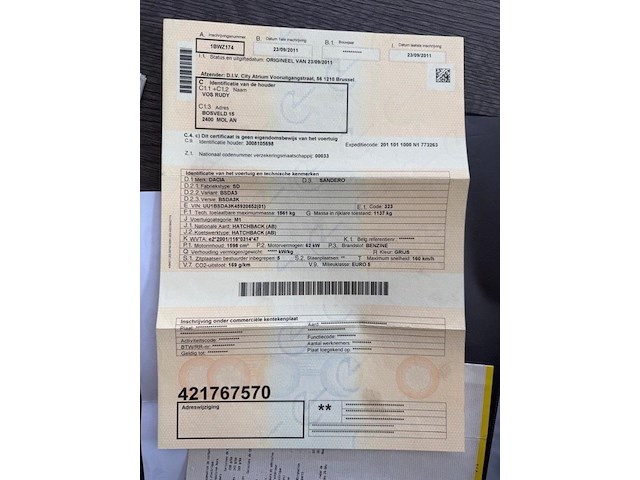 Dacia sande sandero, 2011 - afbeelding 13 van  20