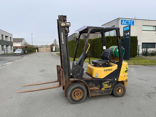 Daewoo - 2001 - g20sc-2 - vorkheftruck - afbeelding 1 van  20