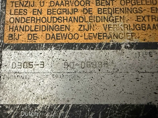 Daewoo - 2005 - d30s - vorkheftruck - afbeelding 10 van  18