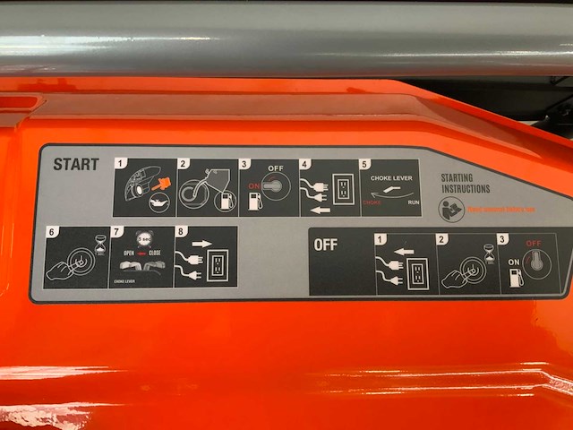 Daewoo - 2023 - gdax9250e-3 - benzine stroomgenerator 230/400v - afbeelding 4 van  15