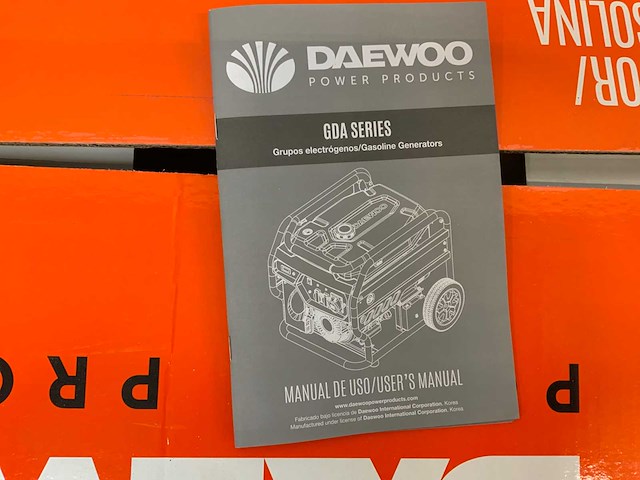Daewoo - 2023 - gdax9250e-3 - benzine stroomgenerator 230/400v - afbeelding 7 van  15