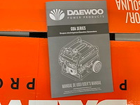 Daewoo - 2023 - gdax9250e-3 - benzine stroomgenerator 230/400v - afbeelding 7 van  15