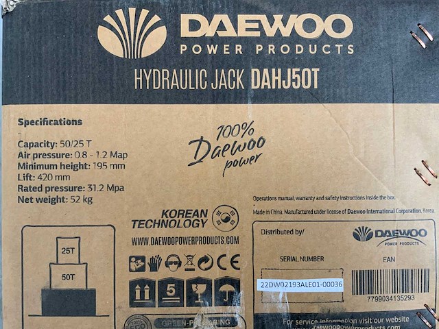 Daewoo - 2025 - 50t. dahj - garagekrik - afbeelding 7 van  15