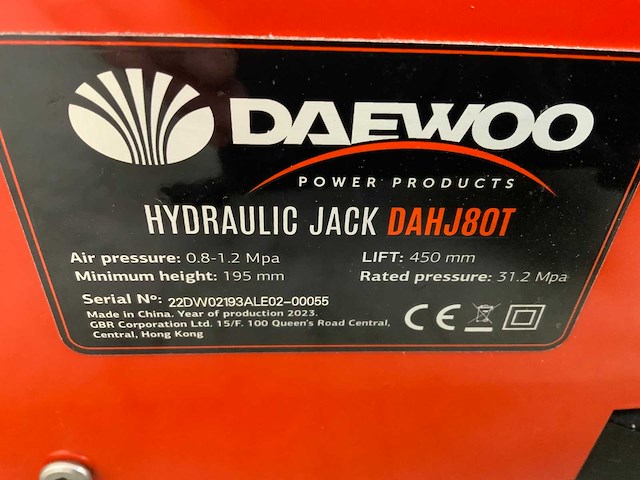Daewoo - 2025 - 80t. dahj - garagekrik - afbeelding 9 van  9