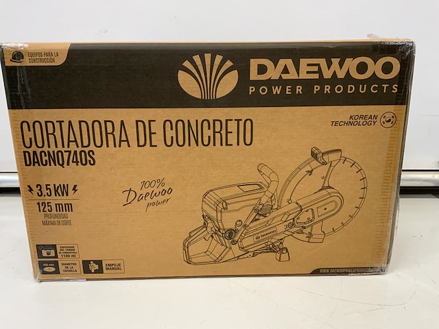Daewoo - 2025 - dacnq740s - betonzaag - afbeelding 10 van  11