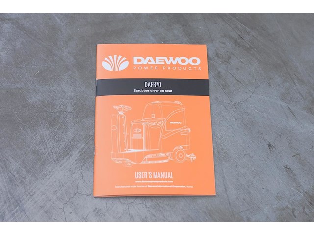 Daewoo - 2025 - dafr70 - zitschrobmachine - afbeelding 11 van  19