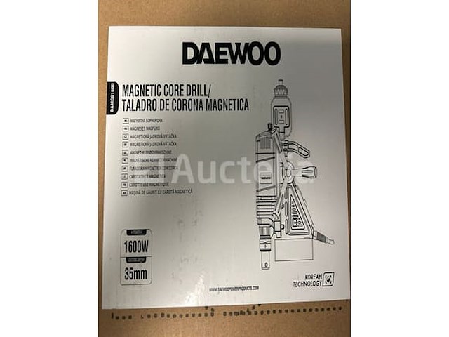 Daewoo - 2025 - damcd1600 - magnetische boormachine - afbeelding 9 van  10