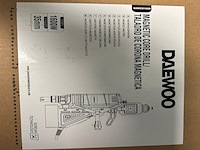 Daewoo - 2025 - damcd1600 - magnetische boormachine - afbeelding 10 van  10