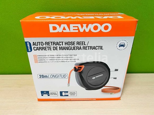 Daewoo - 2025 - dapahr20 - automatisch oprolbare luchtslanghaspel 20m - afbeelding 4 van  11
