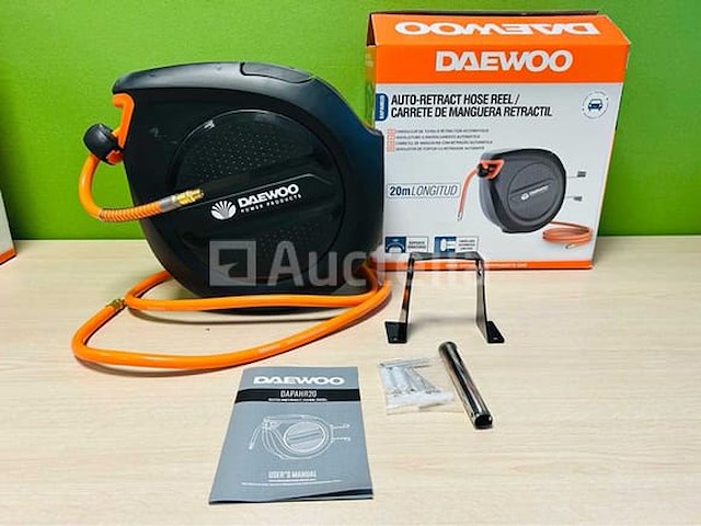Daewoo - 2025 - dapahr20 - automatisch oprolbare luchtslanghaspel 20m - afbeelding 8 van  8