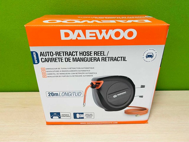 Daewoo - 2025 - dapahr20 - automatisch oprolbare slanghaspel 20m - afbeelding 3 van  11