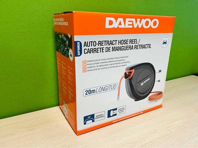 Daewoo - 2025 - dapahr20 - automatisch oprolbare slanghaspel 20m - afbeelding 3 van  6