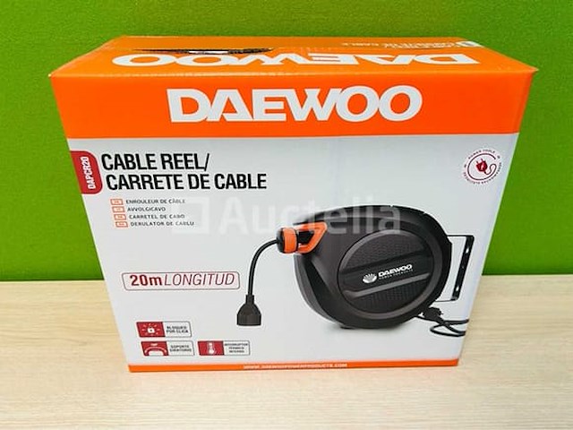 Daewoo - 2025 - dapcr20 - automatisch oprolbare kabelhaspel 20m - afbeelding 3 van  7