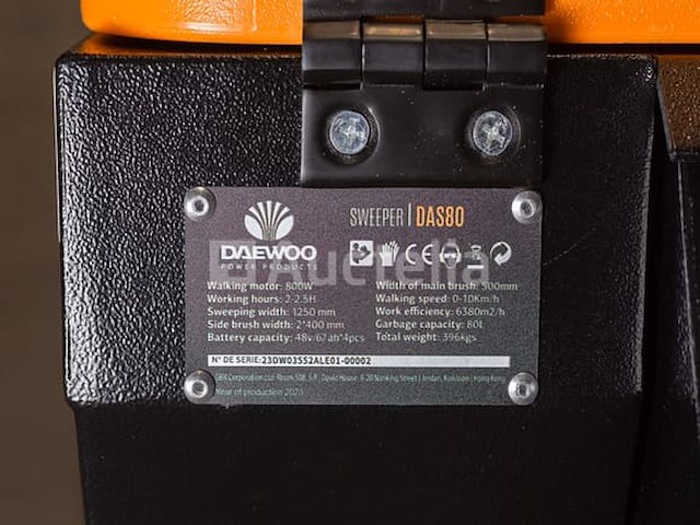 Daewoo - 2025 - das80 - veegmachine - afbeelding 12 van  14