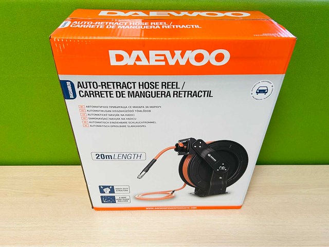 Daewoo - 2025 - dasahr20 - automatisch oprolbare slanghaspel 20m - afbeelding 3 van  9