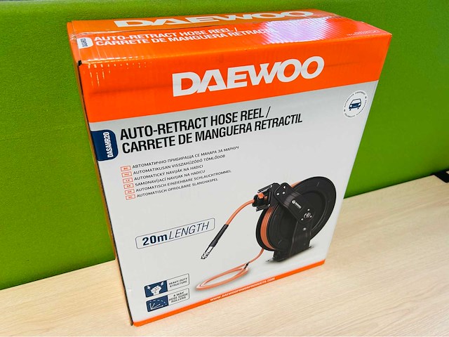 Daewoo - 2025 - dasahr20 - automatisch oprolbare slanghaspel 20m - afbeelding 9 van  9