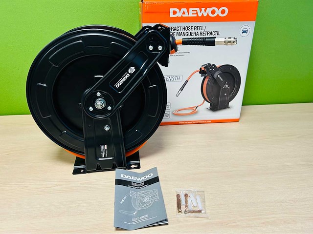Daewoo - 2025 - dasahr20 - automatisch oprolbare slanghaspel 20m - afbeelding 1 van  9