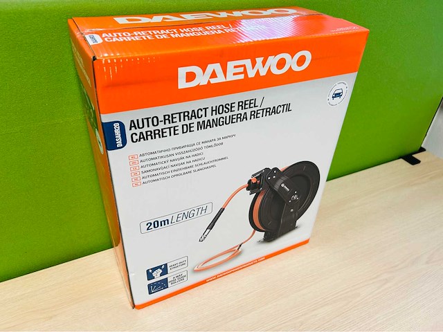 Daewoo - 2025 - dasahr20 - automatisch oprolbare slanghaspel 20m - afbeelding 2 van  9
