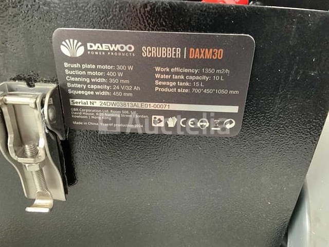 Daewoo - 2025 - daxm30 - schrobmachine - afbeelding 7 van  16