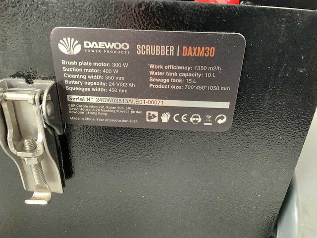 Daewoo - 2025 - daxm30 - vloerreiniger - afbeelding 3 van  9
