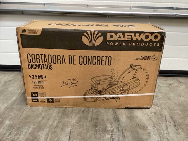 Daewoo - 2026 - dacnq74s - betonzaag - afbeelding 2 van  13
