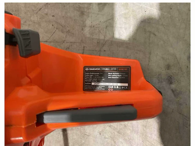 Daewoo - 2026 - dacnq74s - betonzaag - afbeelding 13 van  13