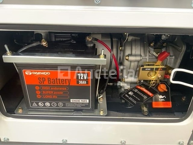 Daewoo - 2026 - ddae10500dse-3g - 8.1 kva diesel generator - afbeelding 12 van  14