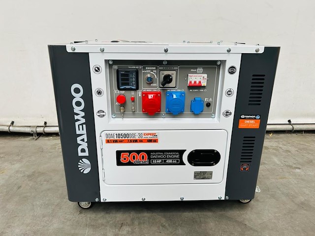 Daewoo - 2026 - ddae10500dse-3g - 8.1 kva diesel generator - afbeelding 1 van  19