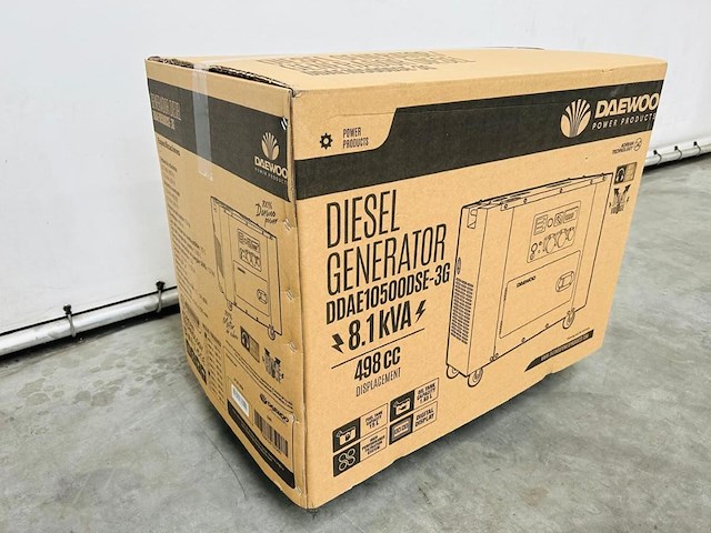Daewoo - 2026 - ddae10500dse-3g - 8.1 kva diesel generator - afbeelding 11 van  19