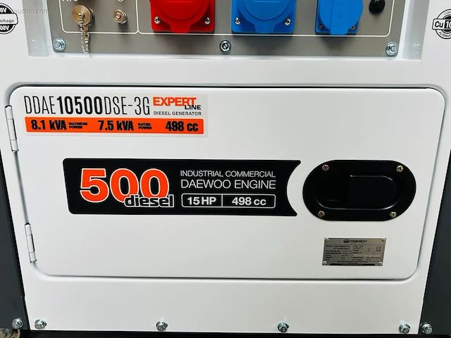 Daewoo - 2026 - ddae10500dse-3g - 8.1 kva diesel... - afbeelding 19 van  19