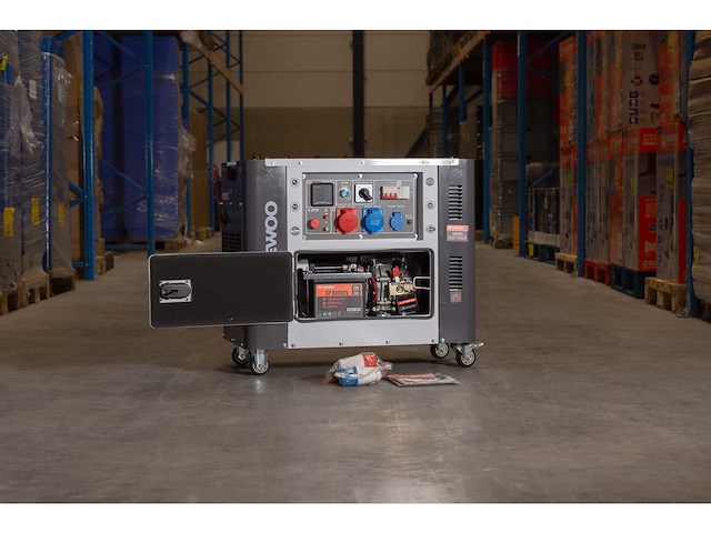 Daewoo - 2026 - ddae10500dse-3g - stroomgenerator 8.1kva - afbeelding 9 van  16